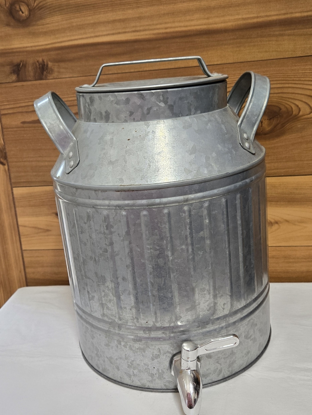 Better Homes And Gardens Galvanized 2.5 Gallon Beverage Dispensor Or Decoration